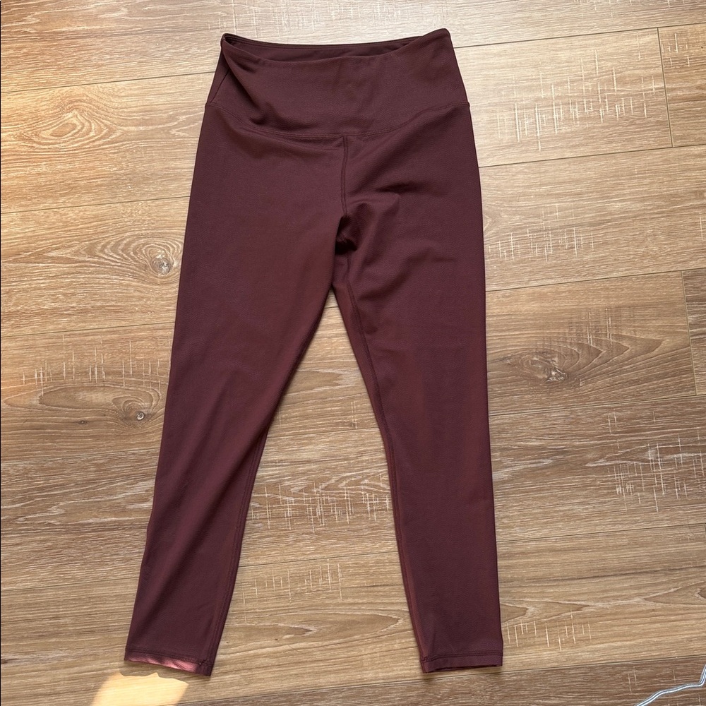 Women's Burgundy Leggings